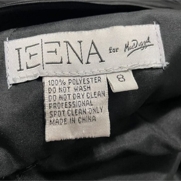 NEW Ieena for Mac Duggal Size 8 PLEATED TIERED RUFFLE MINI DRESS $338 - Picture 9 of 13